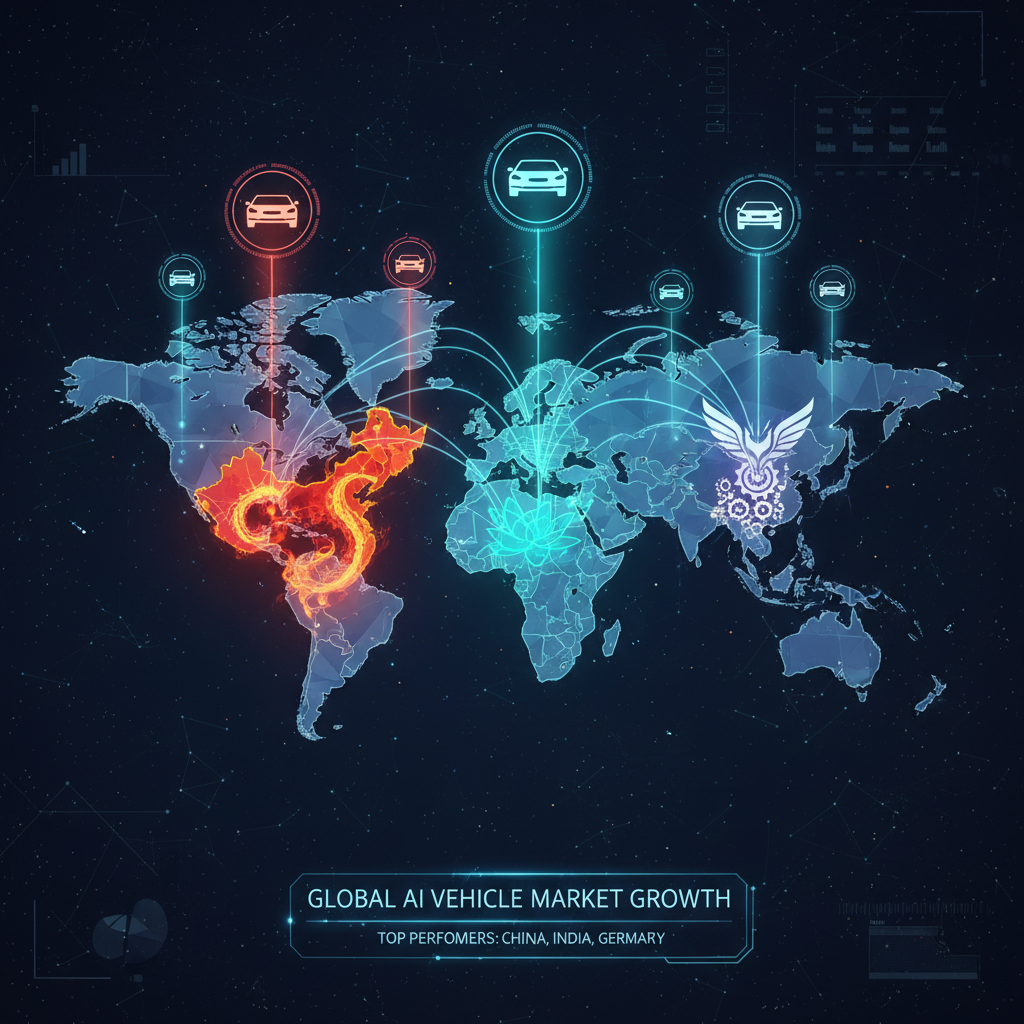 AI Vehicle Market World Map