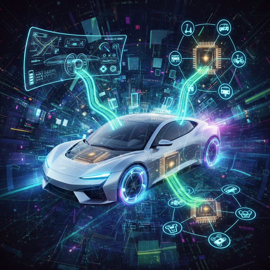AI Vehicle Innovation Collage
